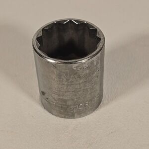 Craftsman USA 1-1/8" 12 Point 1/2" Drive Shallow Socket 47516 Inverted G1 Series